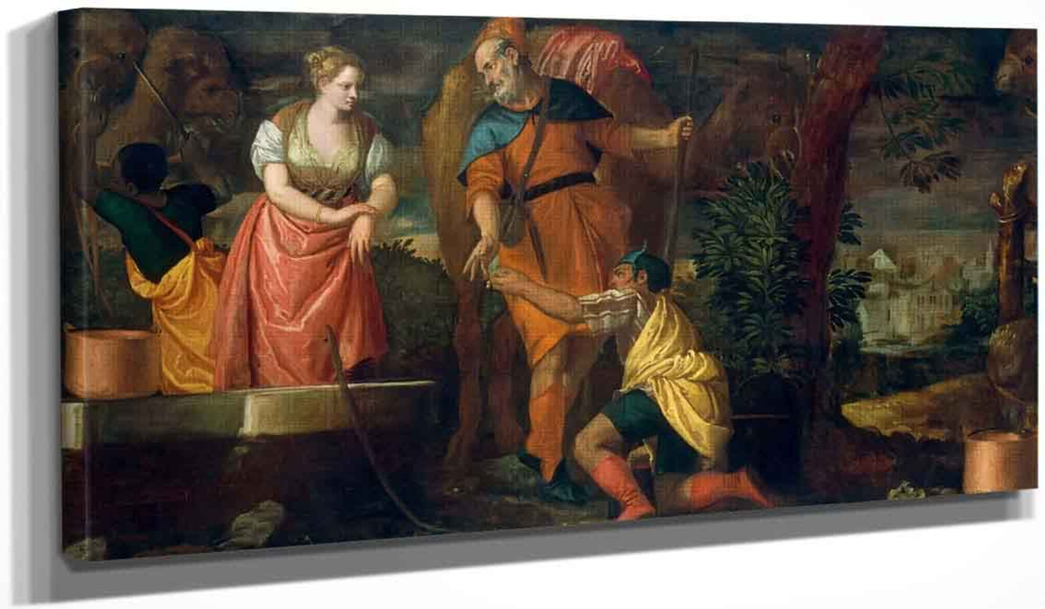 Duke Of Buckingham Series Rebecca At The Well By Paolo Veronese