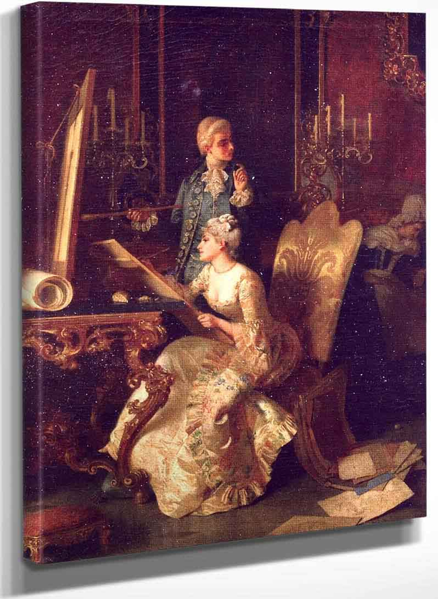 The Drawing Lesson By Pio Ricci
