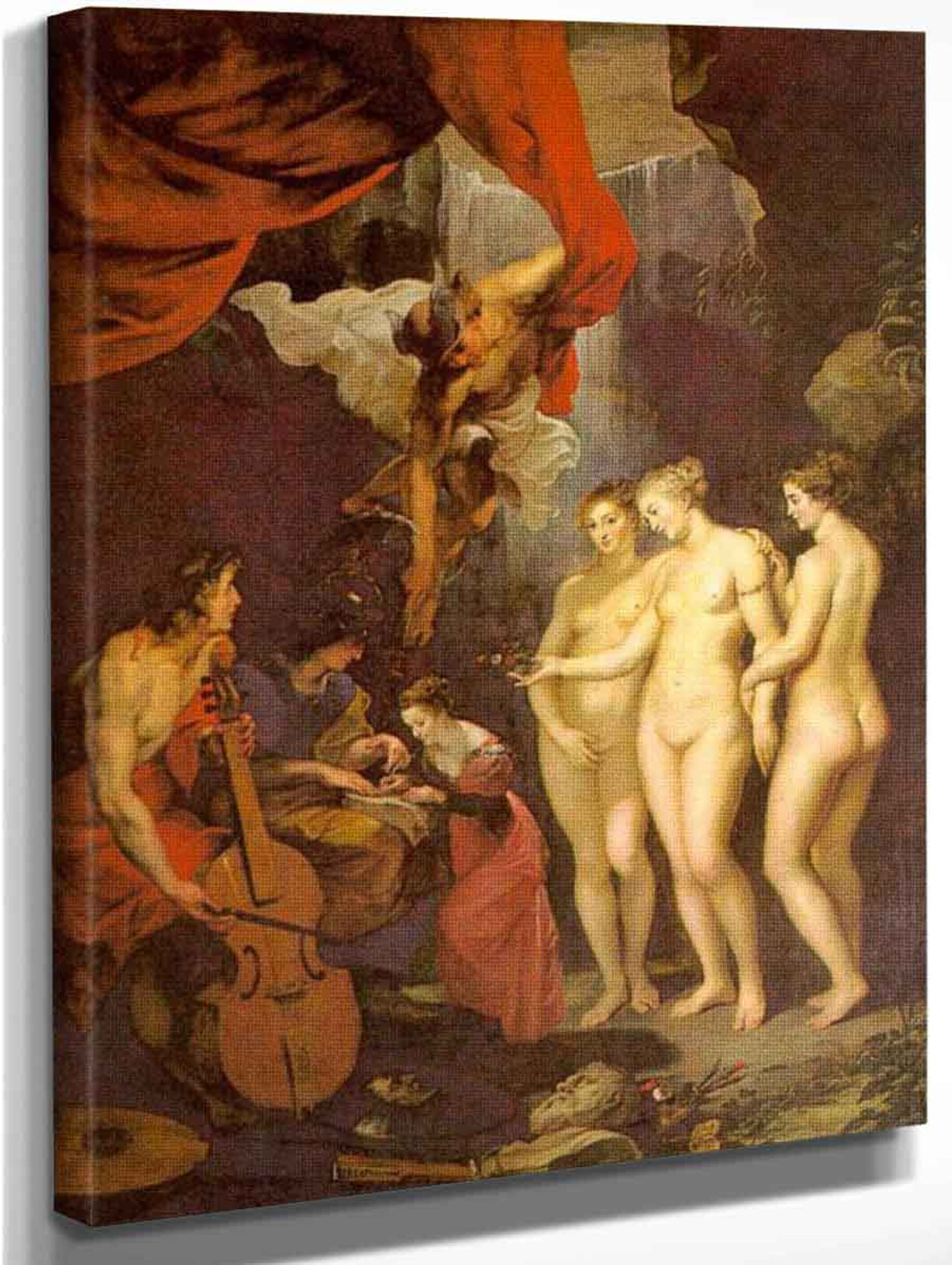 Education Of Marie De Medici By Peter Paul Rubens Art Reproduction From Cutler Miles