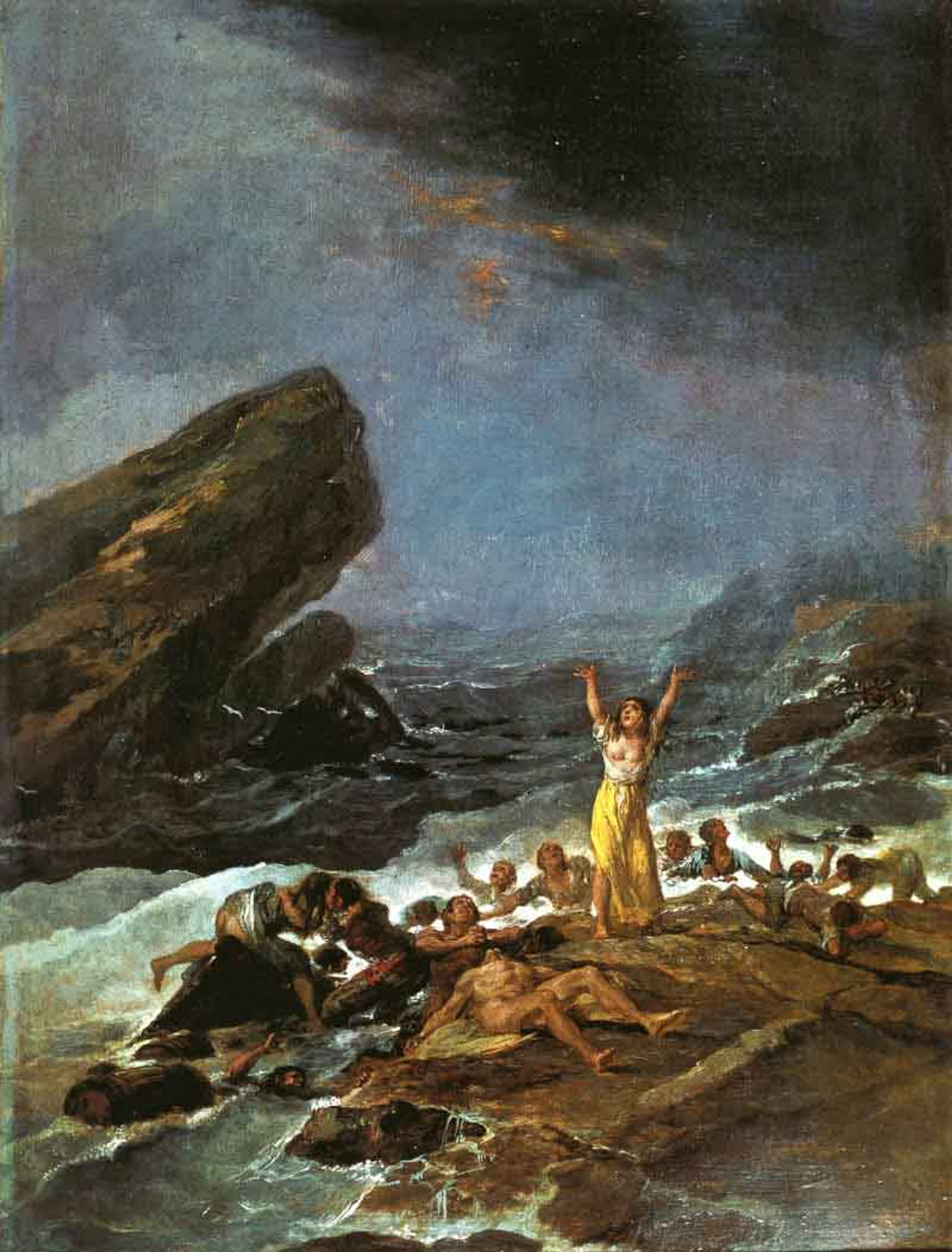 The Shipwreck By Francisco Jose De Goya Y Lucientes Art