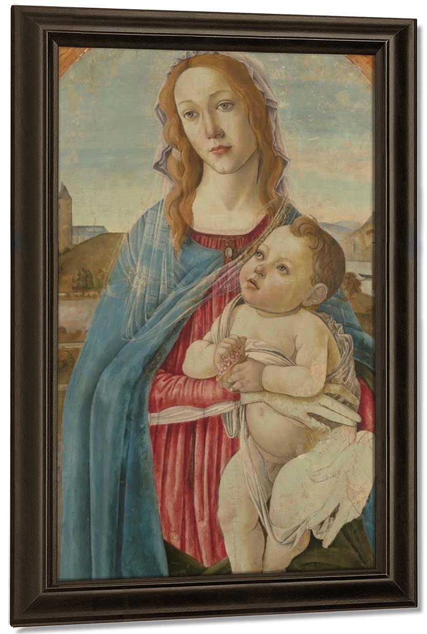 Madonna And Child By Sandro Botticelli Print or Painting Reproduction