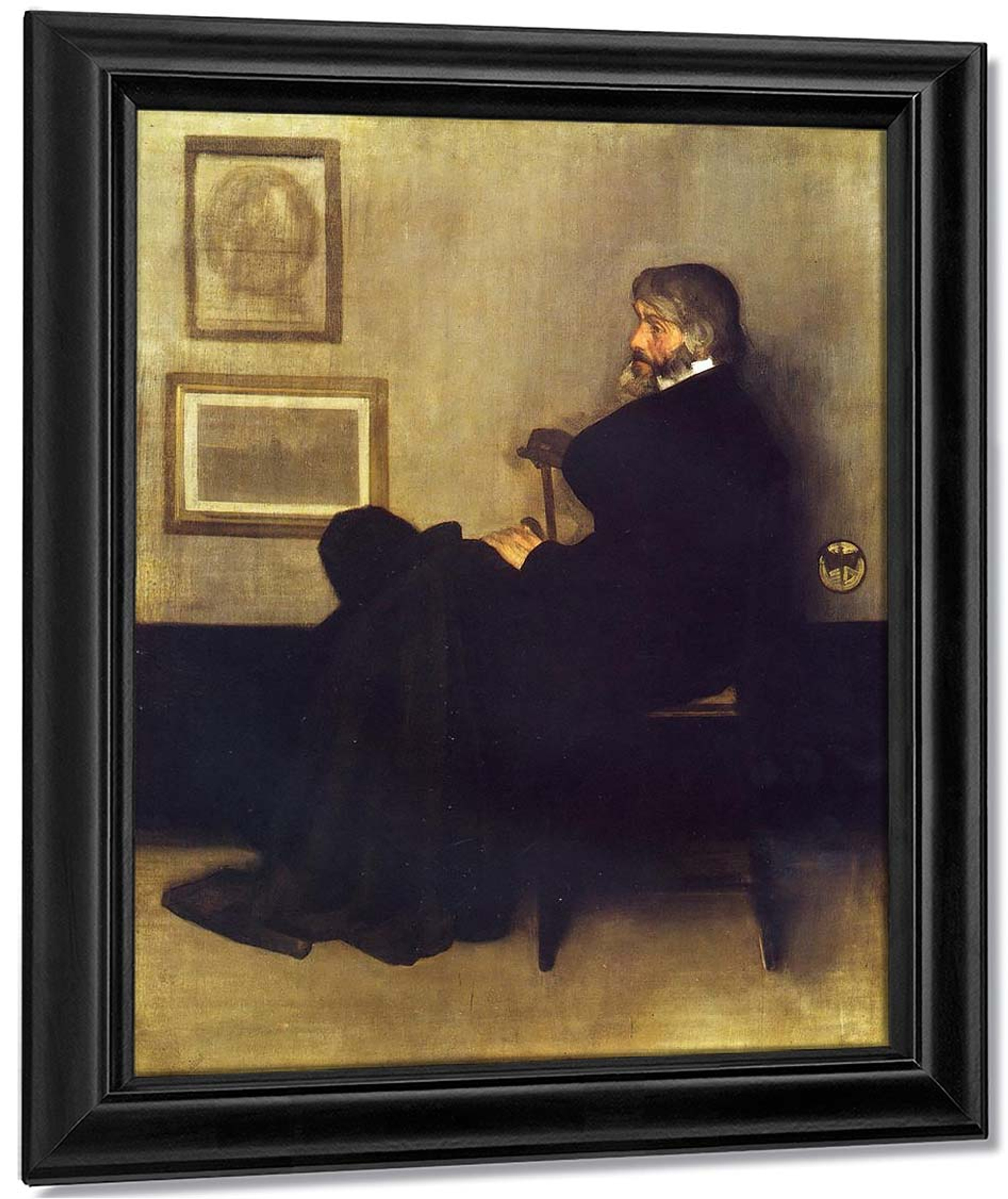 Arrangement In Grey And Black, No.2 Portrait Of Thomas Carlyle By James Abbott Mcneill Whistler