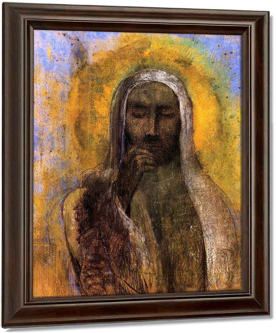 Christ In Silence By Odilon Redon Art Reproduction from