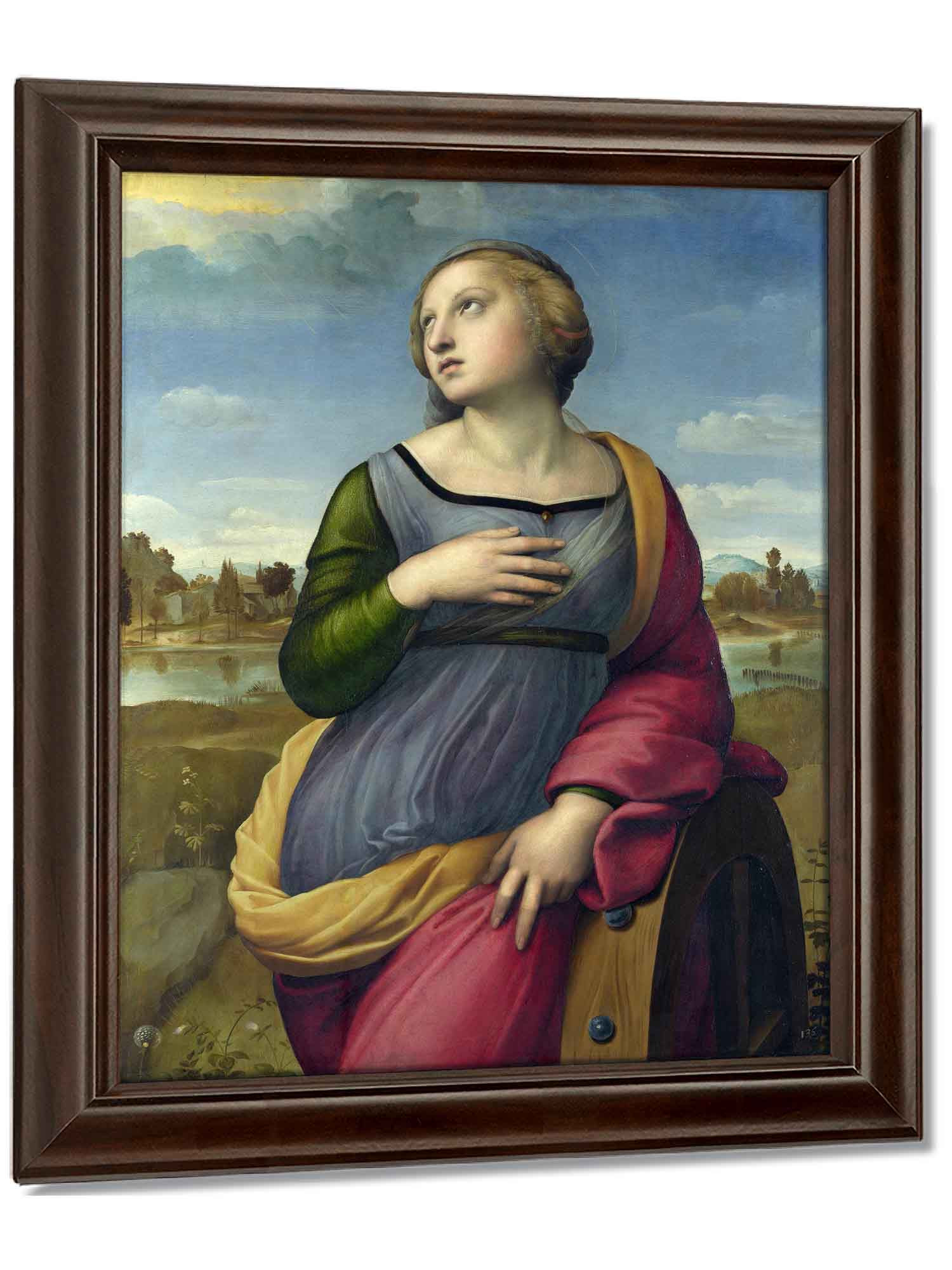 St Catherine Of Alexandria By Raphael by Raphael