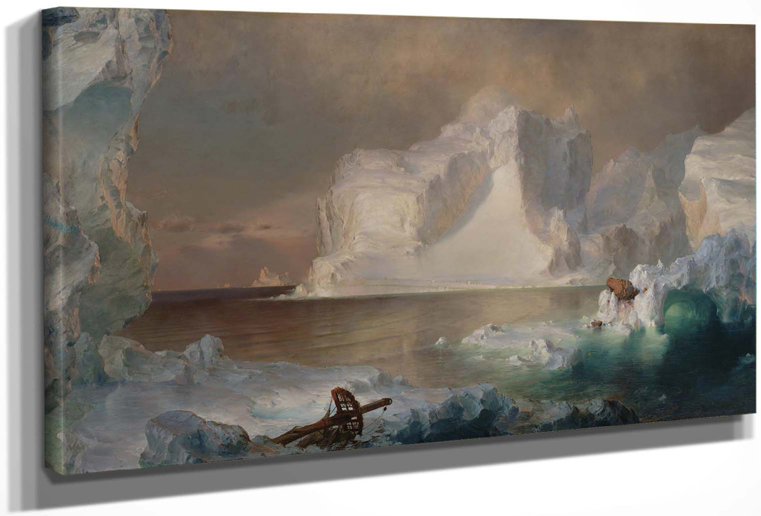 The Icebergs Painting Frederic Edwin Church By Frederic Edwin Church   The Icebergs Painting Frederic Edwin Church Frederic Edwin Church  76774.1578805036 