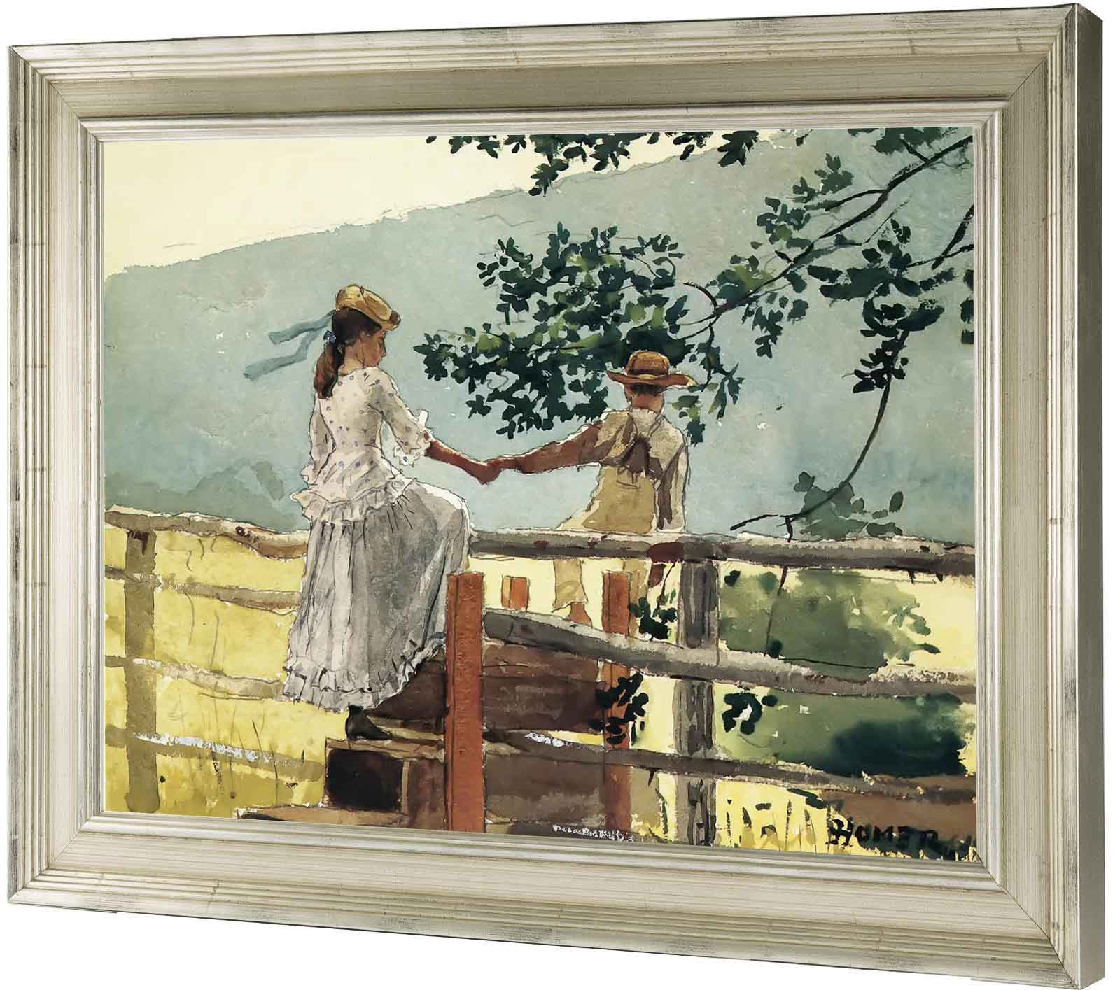 On The Stile Winslow Homer