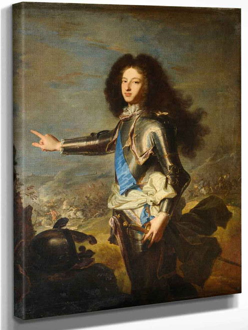 Louis De France, Duke Of Burgundy By Hyacinthe Rigaud
