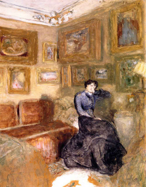 Lucie Hessel In The Small Salon, Rue De Rivoli By Edouard Vuillard