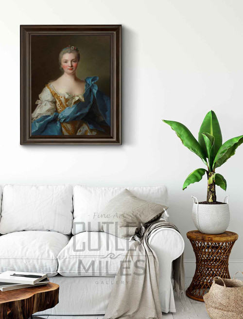 Madame De La Porte By Jean Marc Nattier Art Reproduction from