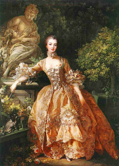 Madame De Pompadour By Francois Boucher