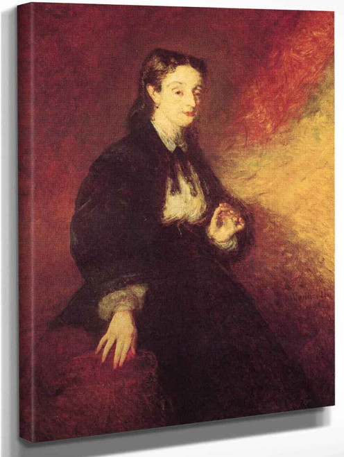 Madame Kahn By Adolphe Joseph Thomas Monticelli