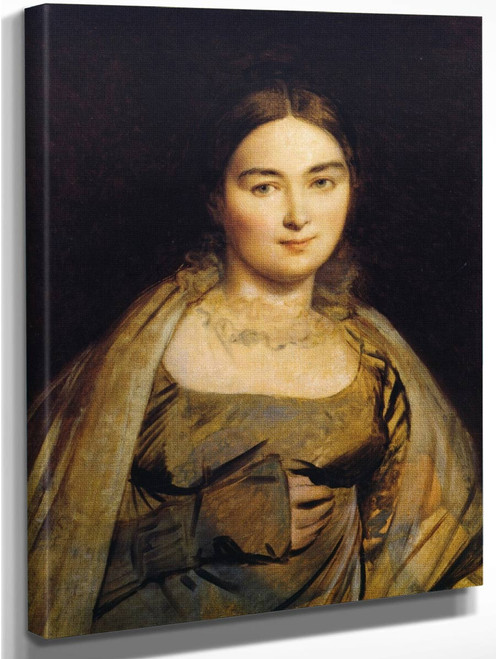 Madeleine Ingres, Nee Chapelle By Jean Auguste Dominique Ingres  By Jean Auguste Dominique Ingres