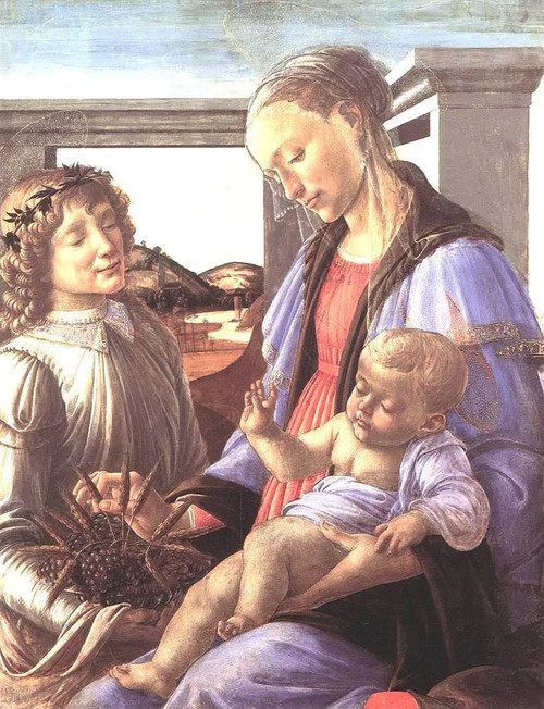 Madonna And Child With An Angel By Sandro Botticelli