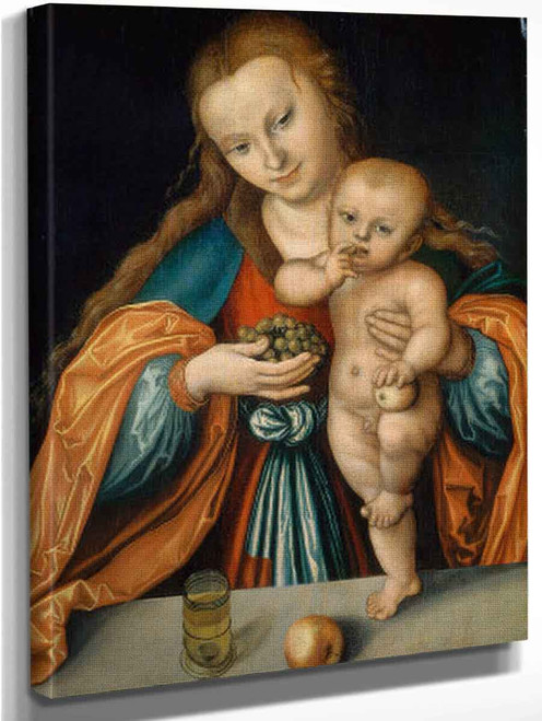 Madonna And Child By Lucas Cranach The Elder By Lucas Cranach The Elder