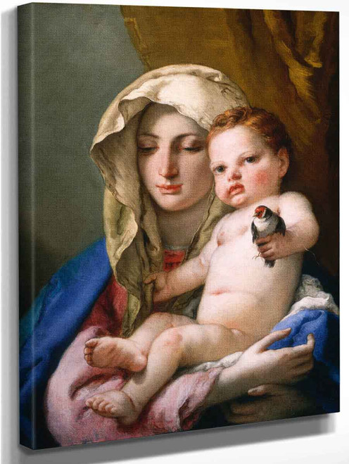 Madonna Of The Goldfinch 1 By Giovanni Battista Tiepolo