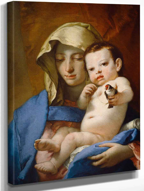 Madonna Of The Goldfinch 2 By Giovanni Battista Tiepolo