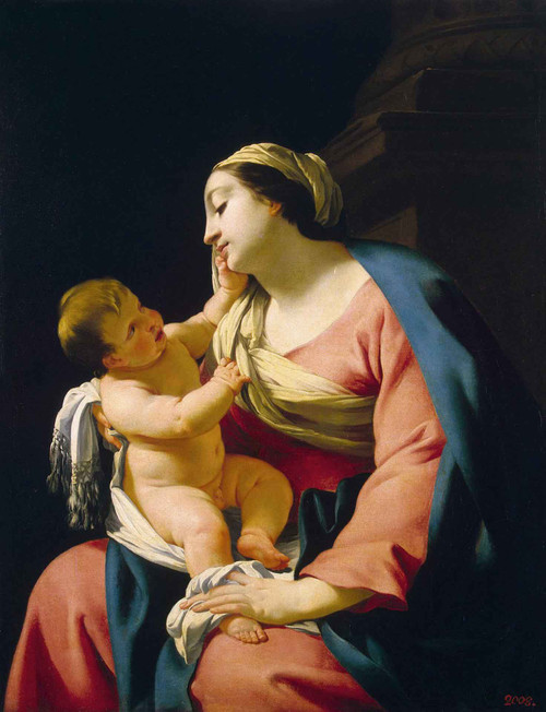 Madonna With Child By Simon Vouet Madonna With Child By Simon Vouet