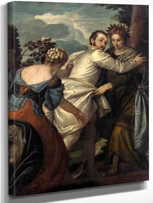 Man Between Virtue And Vice By Paolo Veronese