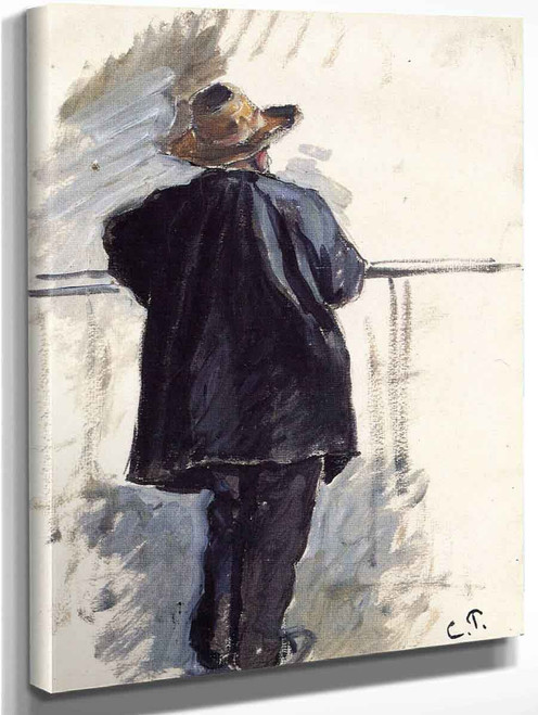 Man From Behind By Camille Pissarro