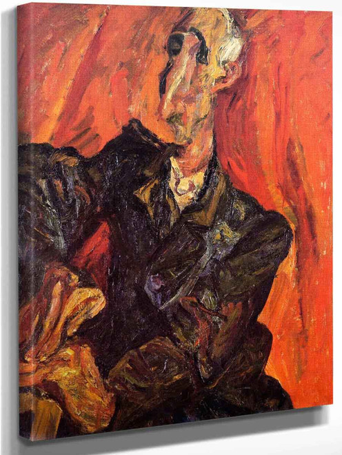 Man With A Long Nose  By Chaim Soutine