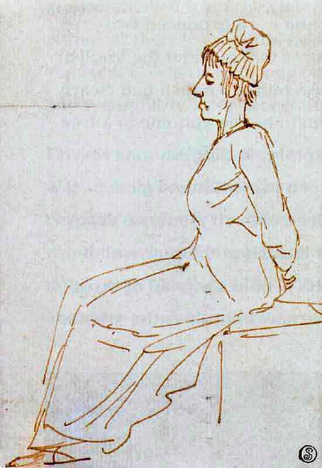 Marie Antoinette On The Way To The Guillotine By Jacques Louis David By Jacques Louis David