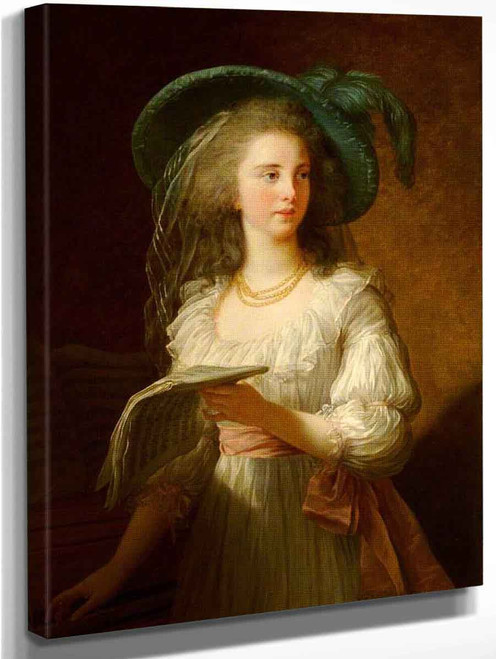 Martine Gabriel Yoland De Polastron, Duchess De Polignac By Elisabeth Vigee Lebrun