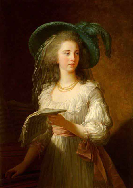 Martine Gabriel Yoland De Polastron, Duchess De Polignac By Elisabeth Vigee Lebrun