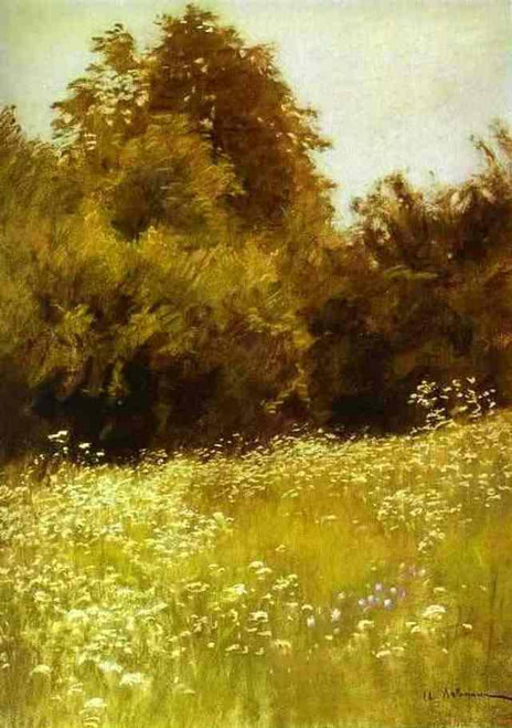 Meadow On The Edge Of A Forest By Isaac Levitan