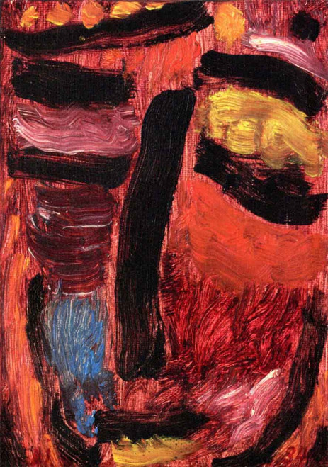 Meditation Red Harmony By Alexei Jawlensky By Alexei Jawlensky