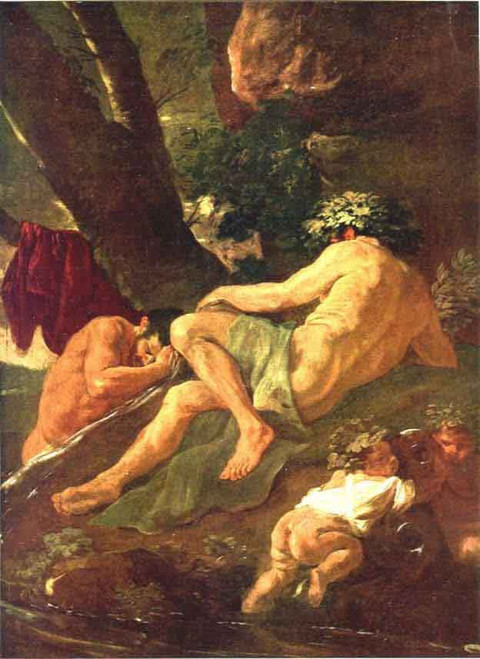 Midas Washing At The Source Of The Pactolus By Nicolas Poussin