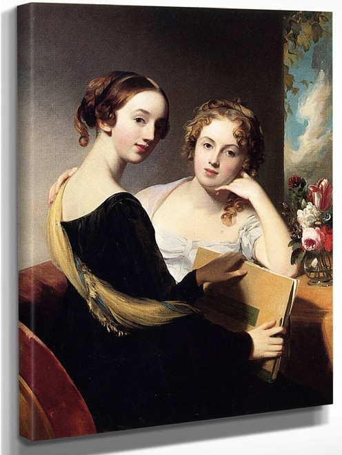 Misses Mary And Emily Mceuen By Thomas Sully