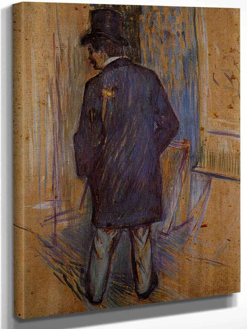 Monsieur Louis Pascal From The Rear By Henri De Toulouse Lautrec