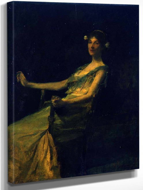 Monterey By Thomas Wilmer Dewing By Thomas Wilmer Dewing