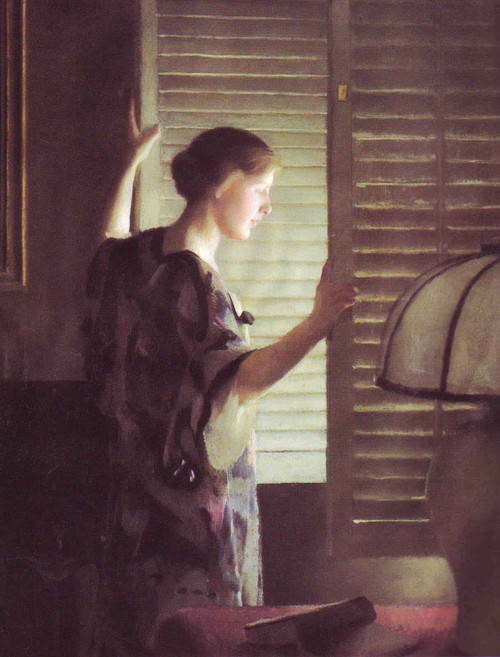 Morning Light By William Macgregor Paxton By William Macgregor Paxton