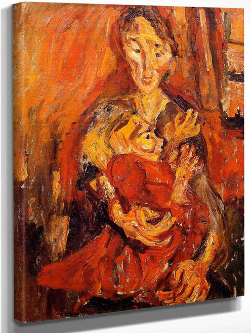 Mother And Child 2 By Chaim Soutine