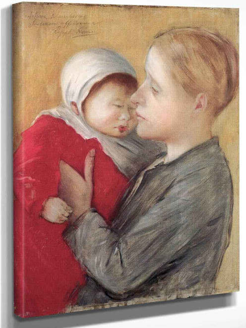 Mother With Child By Jozsef Rippl Ronai