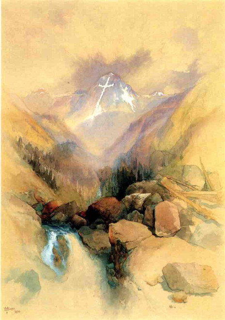Mountain Of The Holy Cross1 By Thomas Moran