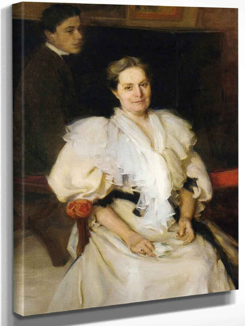 Mrs. Beauveau Borie And Her Son, Adolphe  By Cecilia Beaux By Cecilia Beaux