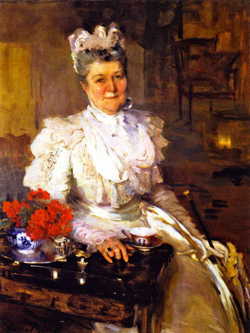 Mrs. Thomas A. Scott  By Cecilia Beaux By Cecilia Beaux