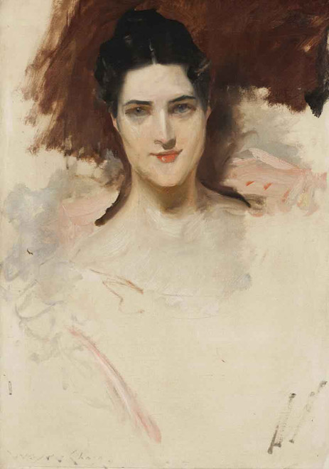 Mrs. William Clark By William Merritt Chase