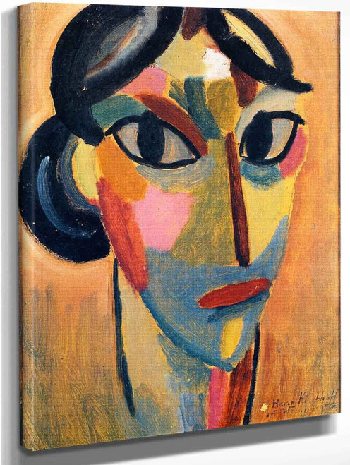 Mystical Head Ascona Vi By Alexei Jawlensky By Alexei Jawlensky