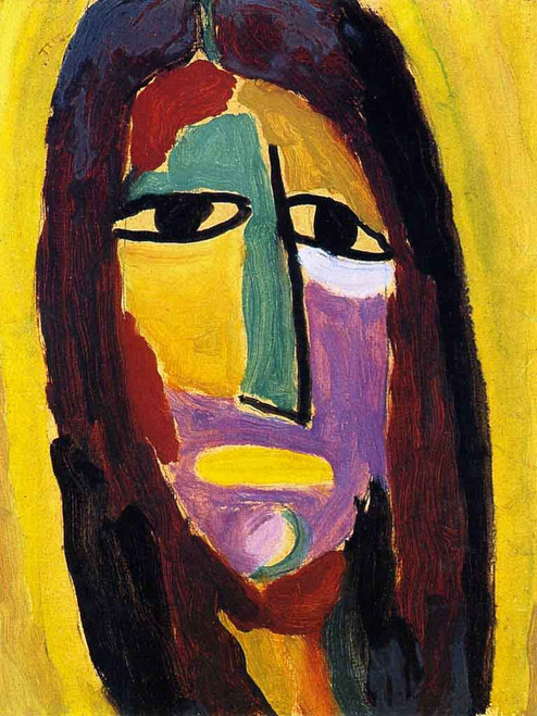 Mystical Head John The Baptist By Alexei Jawlensky By Alexei Jawlensky