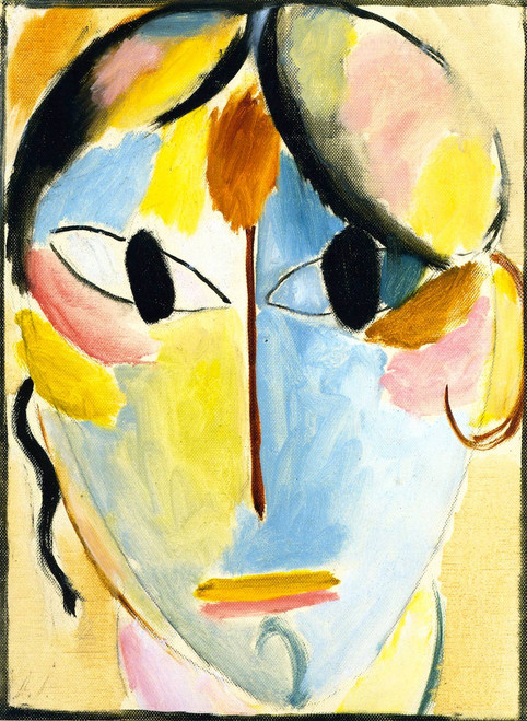 Mystical Head By Alexei Jawlensky By Alexei Jawlensky Mystical Head By Alexei Jawlensky By Alexei Jawlensky