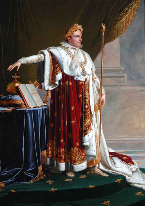 Napoleon I In Coronation Robes By Anne Louis Girodet De Roussy Trioson