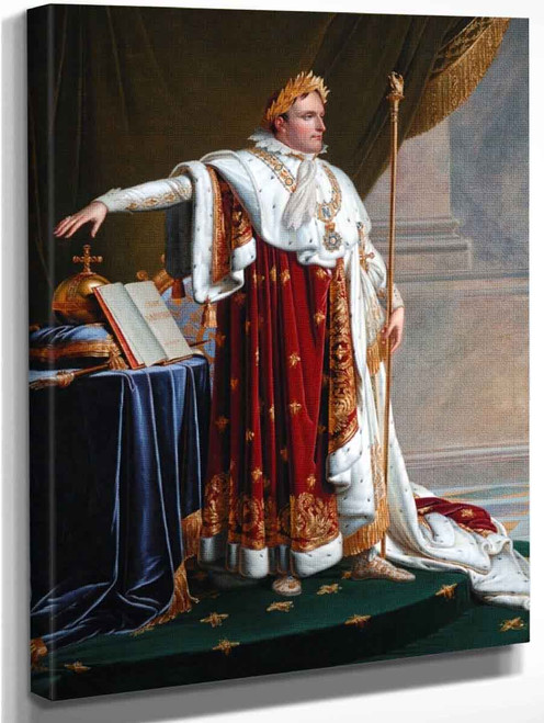 Napoleon I In Coronation Robes By Anne Louis Girodet De Roussy Trioson