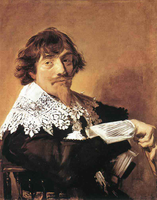 Nicolaes Hasselaer By Frans Hals  By Frans Hals