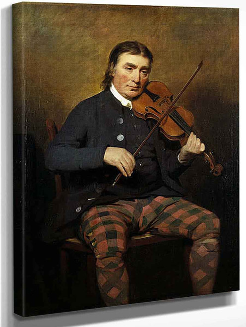 Niel Gow , Violinist And Composer By Sir Henry Raeburn, R.A., P.R.S.A.