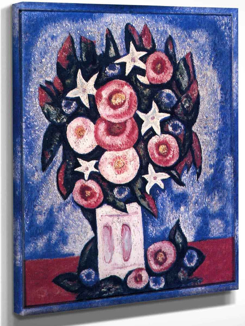 Night And Some Flowers By Marsden Hartley