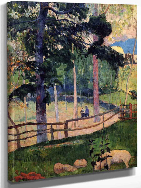 Nostalgic Promenade By Paul Gauguin