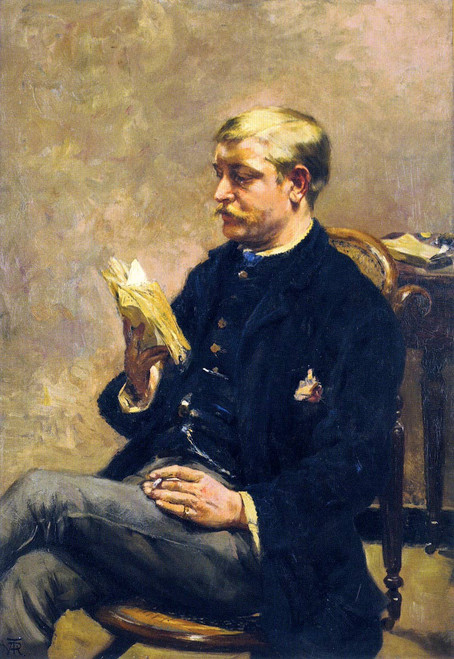 Octave Maus Reading1 By Theo Van Rysselberghe